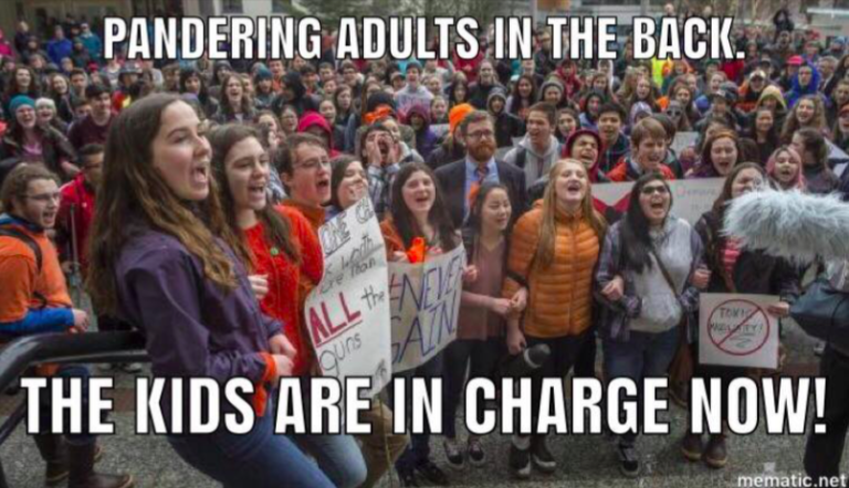 Adults in back, please