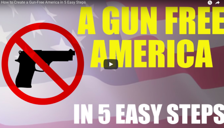 The five steps to a gun-free society