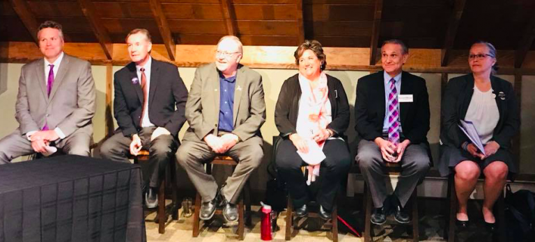 ‘Hot seat’ forum pairs candidates for tough questions