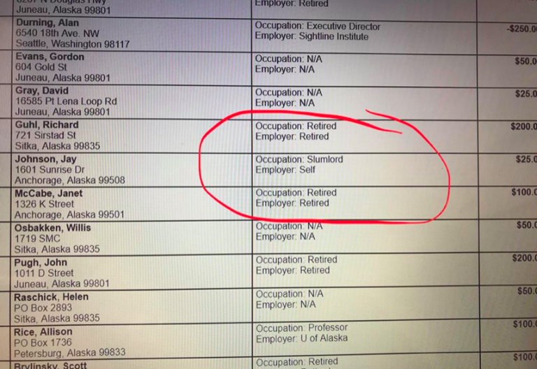 Donor to Kreiss-Tomkins lists job title: Slumlord?