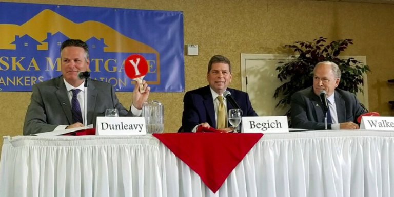 Debate: Exit poll shows Dunleavy, Begich strength