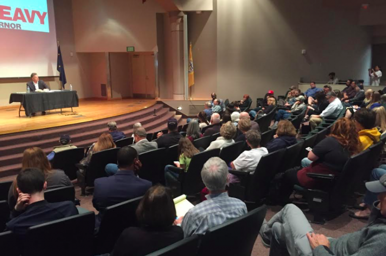 Crime town hall report: 115 attend to speak to Dunleavy