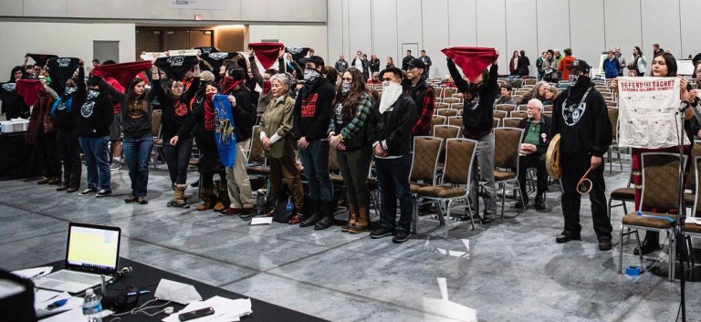 ‘Defend the Sacred’ goes Antifa-style on ANWR drilling