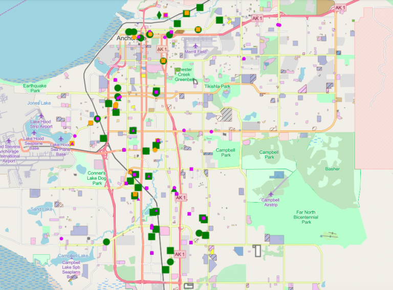 Alaska Life Hack: Where are all the pot shops located in Anchorage?