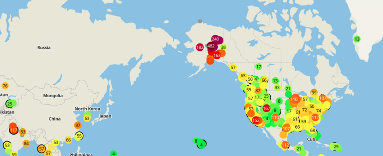Air quality: Worse in Alaska than in China right now