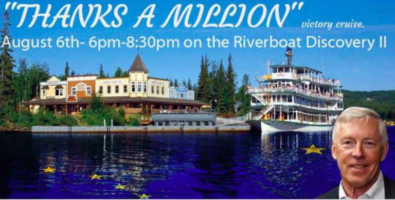 ‘Thanks a Million’ victory cruise for John Sturgeon legal fees