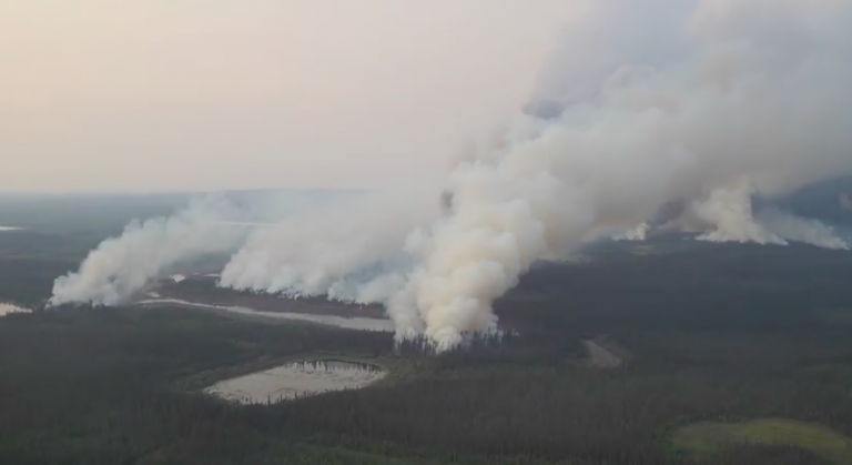 Watch drone footage of 500,000-acre wildfire near Fort Yukon