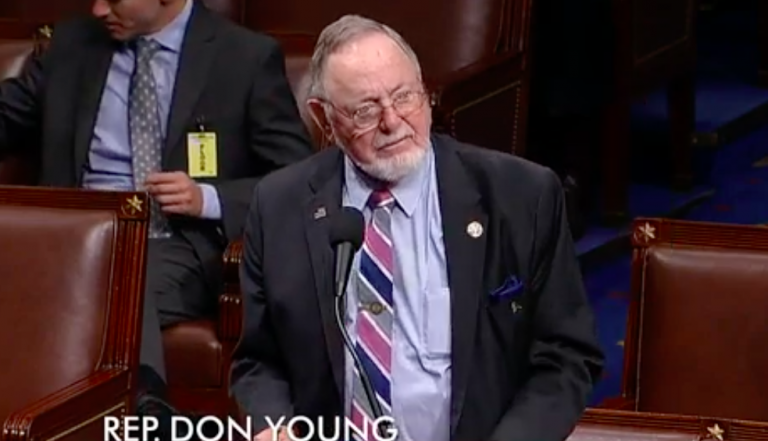 Watch Rep. Don Young being awesome on ANWR