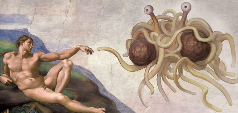 Church of Flying Spaghetti Monster invocation opens Kenai Assembly meeting