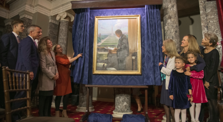 Sen. Ted Stevens portrait unveiled in nation’s capitol