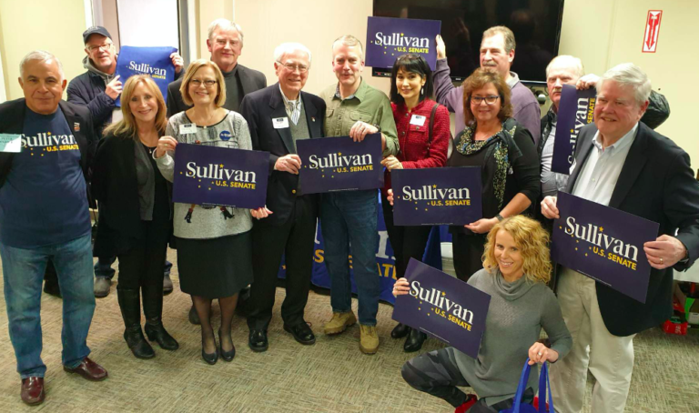 Huge turnout for Sullivan at impromptu fundraiser