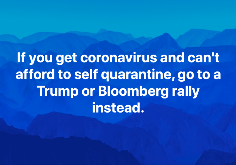 Bernie supporters advise weaponizing virus against Trump supporters