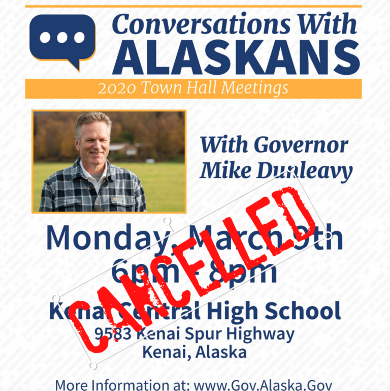 Dunleavy suspends community visits to focus on coronavirus preparation