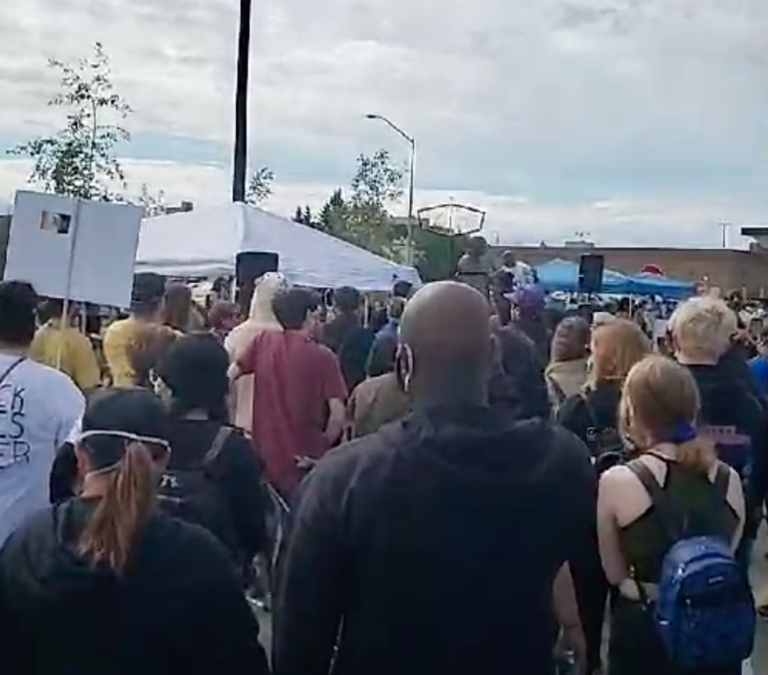 Alaska protests peaceful