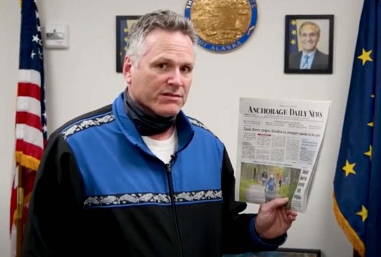 The irony edition of ADN weaponizes ‘mask’ story; Dunleavy blasts newspaper for shoddy reporting