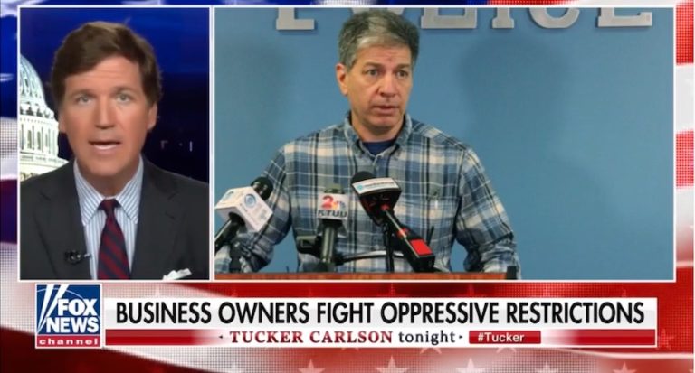 Fox’s Tucker Carlson calls out Mayor Berkowitz for sketchy COVID rules