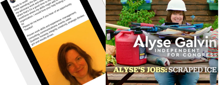 In 2016, Galvin asked her Facebook friends to help her find work; now she’s ready to serve in Congress?