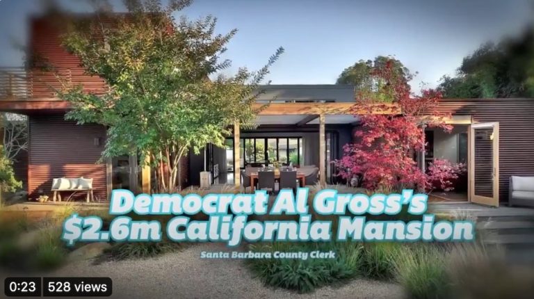 Al Gross keeps a $3.1 million mansion in California