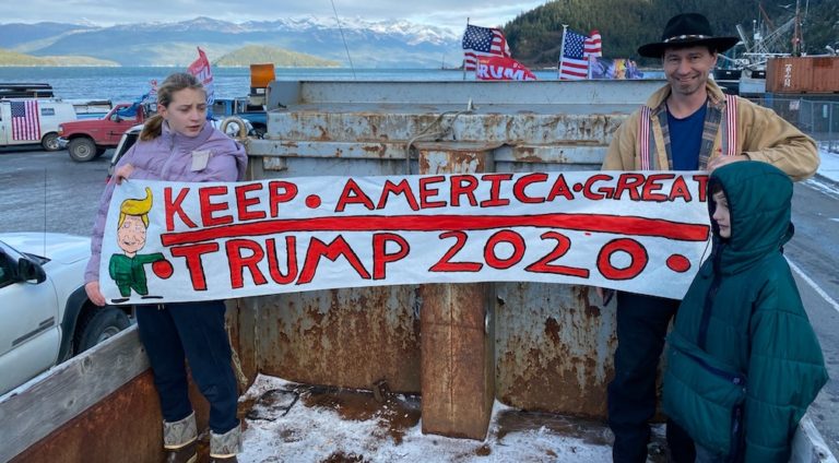 Cordova turns out for Trump with 100-citizen truck rally