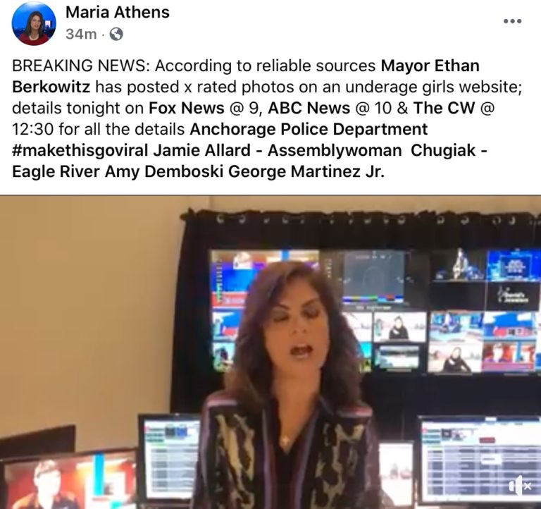 Maria Athens has a story on Berkowitz, but mayor says it’s slanderous