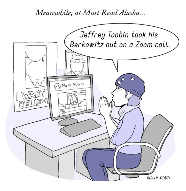 Oops: Anti-Trumper Jeffrey Toobin whips out his Zoom at the wrong moment