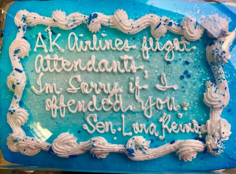 Sen. Reinbold apologizes for venting about masks aboard Alaska Airlines