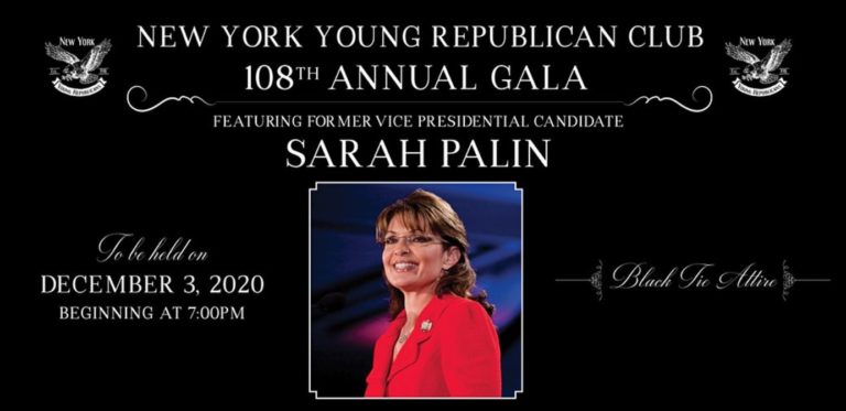 Palin to headline NY Young Republicans fundraiser