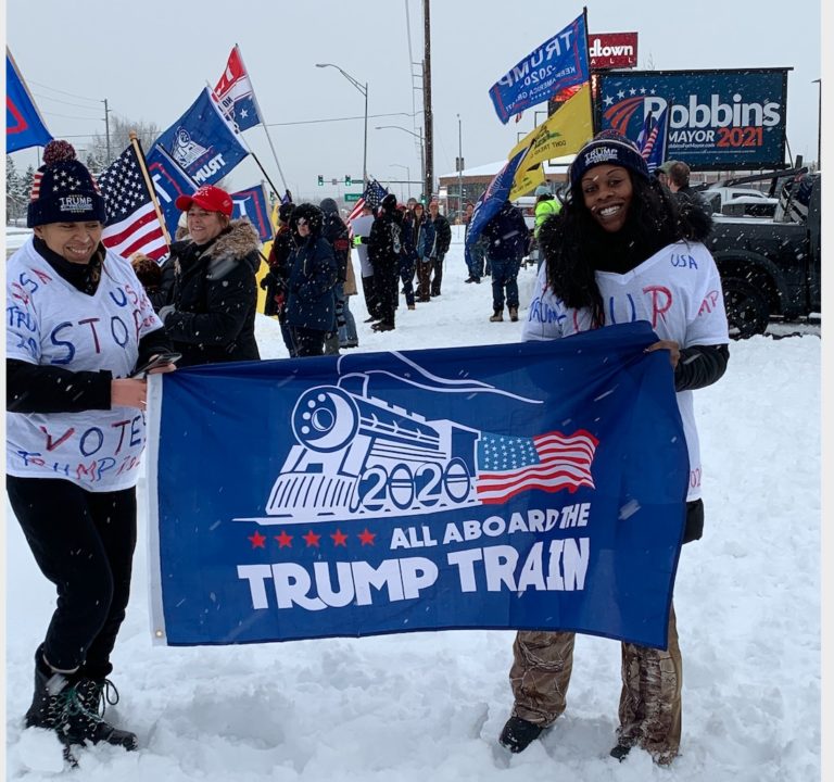 Hardy group continues waving flags for Trump