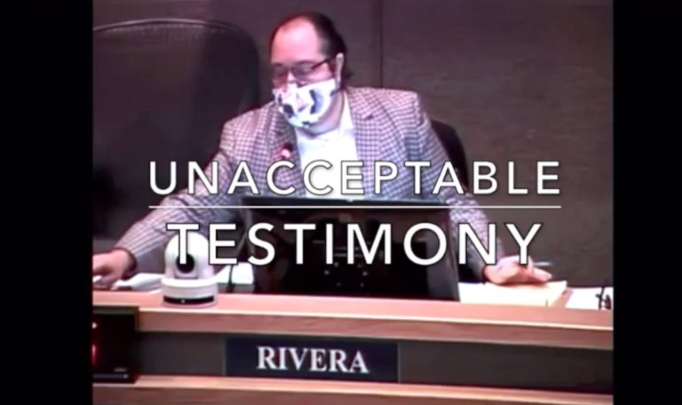 Video: Rivera’s wild meeting as Assembly chair has man cuffed and tossed over shutdown objections