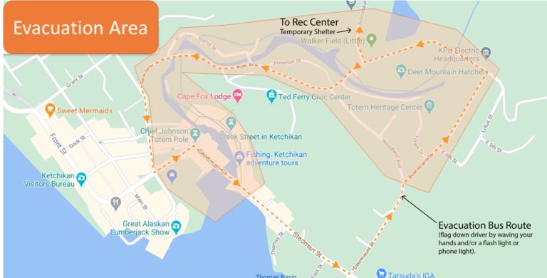 Breaking: Major evacuation in Ketchikan, dam may fail