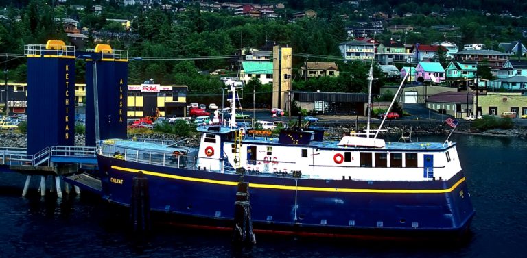 The ‘Blue Canoe,’ Chilkat ferry has sunk in Anacortes