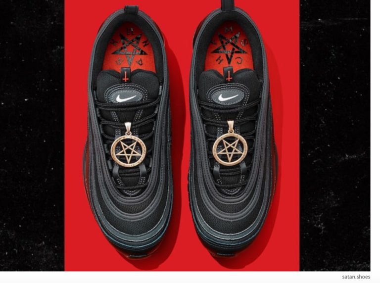 Nike brands itself on a ‘Satan Shoe’ with a drop of human blood in each pair