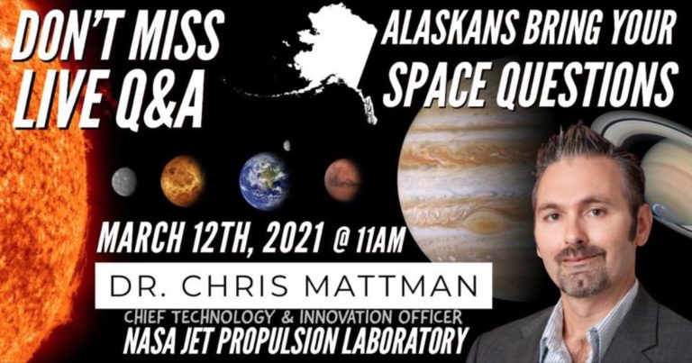 Live event: Sen. Roger Holland and NASA scientist Chris Mattman on future of space and Alaska