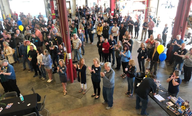 U.S. Sen. Dan Sullivan endorses Dave Bronson at massive blue-collar rally in Anchorage