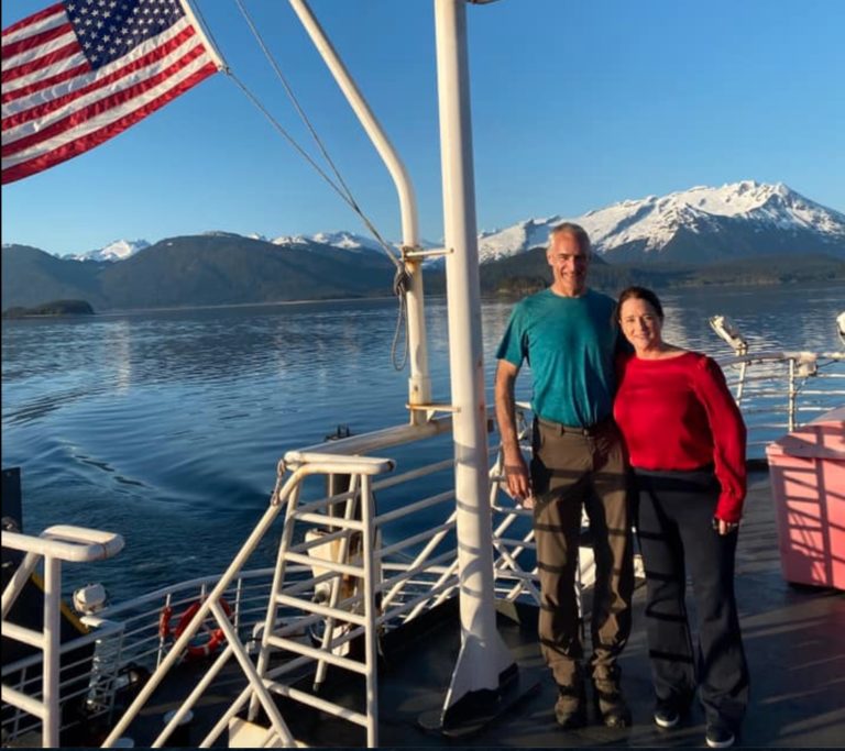 Sen. Reinbold arrives in Capital by car, ferry