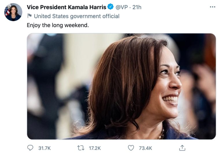 Kamala Harris says ‘Enjoy the long weekend, while Joe Biden says ‘Stay cool’