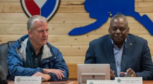 Sec. of Defense Austin visits Eielson, Ft. Wainwright, talks about climate change