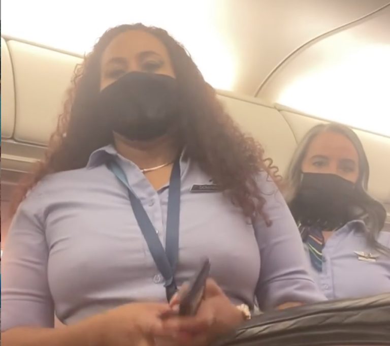 Woman says she was removed from Alaska Airlines jet for wearing a ‘Trump’ mask
