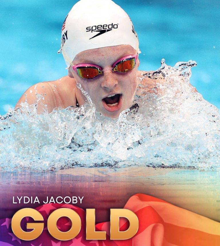 Lydia Jacoby wins Gold in Tokyo
