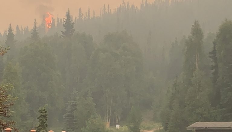 Fire rages near Chena Hot Springs, but owner says he’s as prepared as he can be with years of work after big 2004 fire