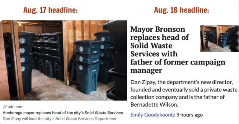 Bias showing, the ADN is back to its old tricks of trashing conservatives — this time a nominee of a conservative mayor