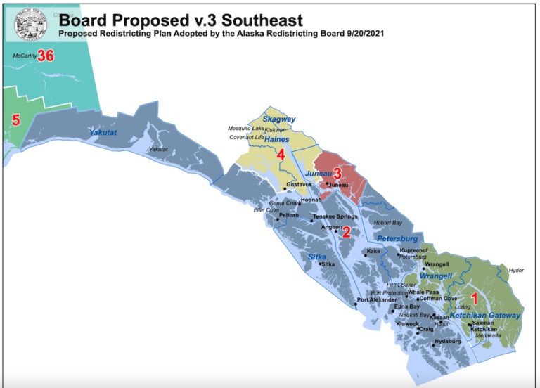Political boundary redistricting meetings begin for Juneau, Haines