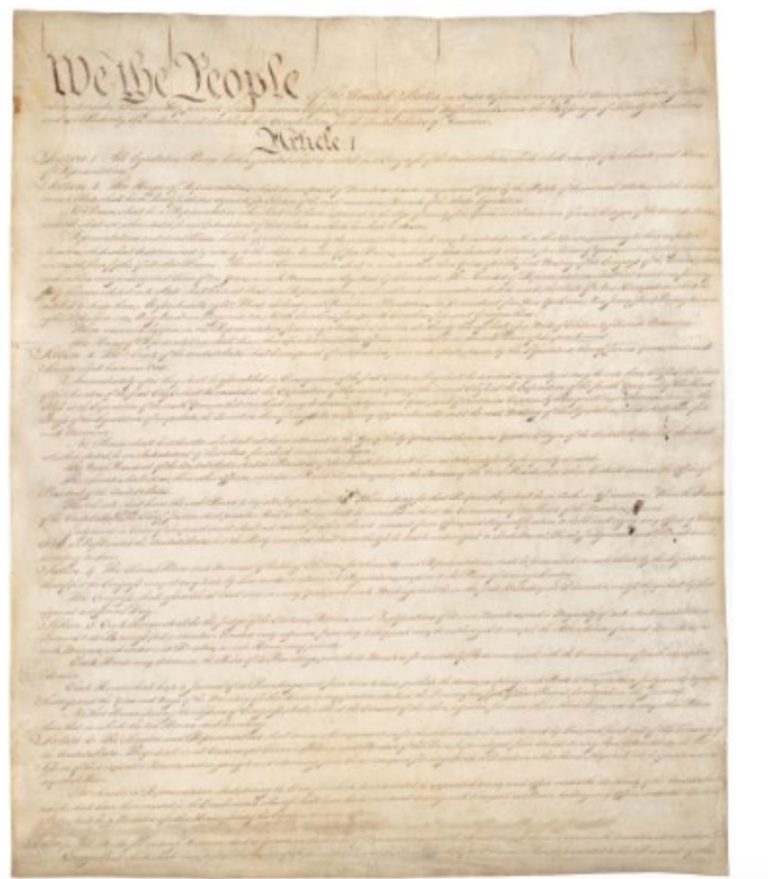 Biden Administration places ‘harmful language’ warning on U.S. Constitution at National Archives catalog