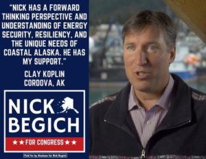 Nick Begich wins fifth mayoral endorsement, this time from Cordova