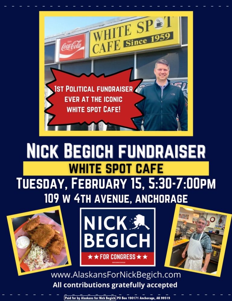 Begich fundraiser at White Spot Cafe is a first for an iconic downtown diner
