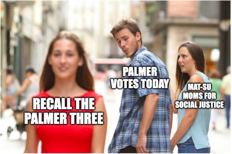 Palmer voters head to the polls to decide whether to recall three council members of ‘MatSu Moms for Social Justice’