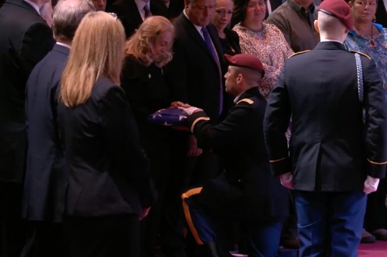 Don Young’s ashes brought home to Alaska, where he was memorialized in fitting fashion at the church he loved