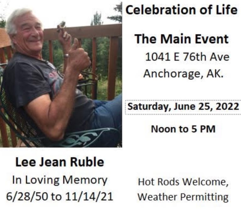 Hot rods welcome at celebration of life of Lee Jean Ruble