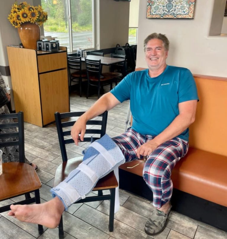 Notes from the trail: Candidate Paul Hueper breaks a leg — literally, and who got the NRA endorsement?