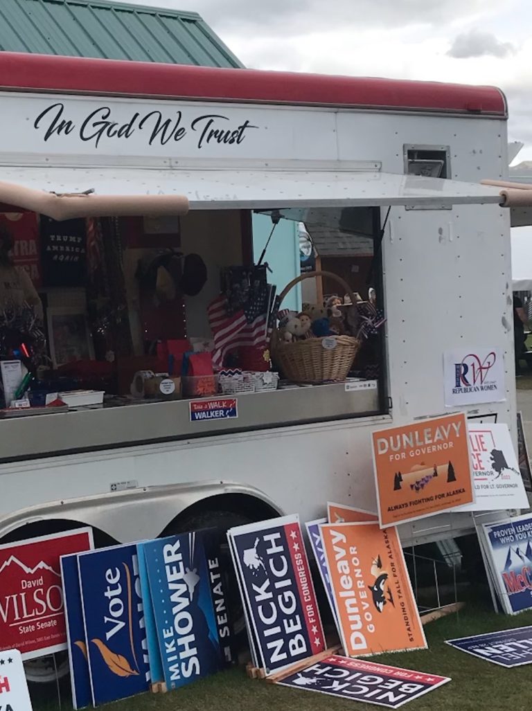Women’s Republican booth at fair vandalized